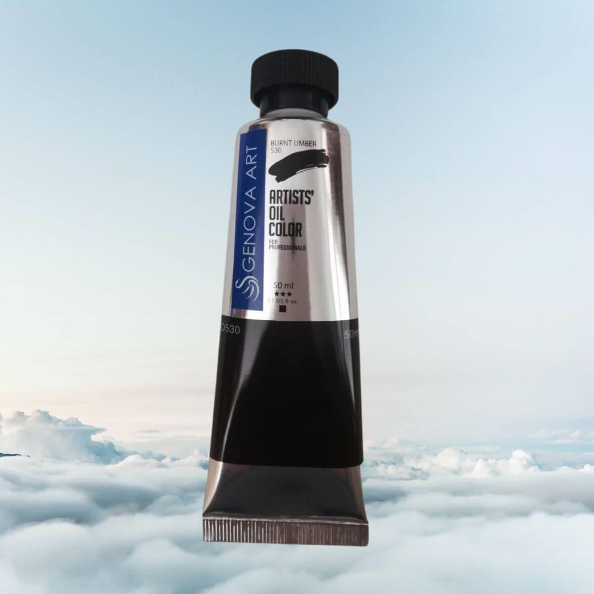 Масляная краска Genova 530 Burt Umber 50 ML