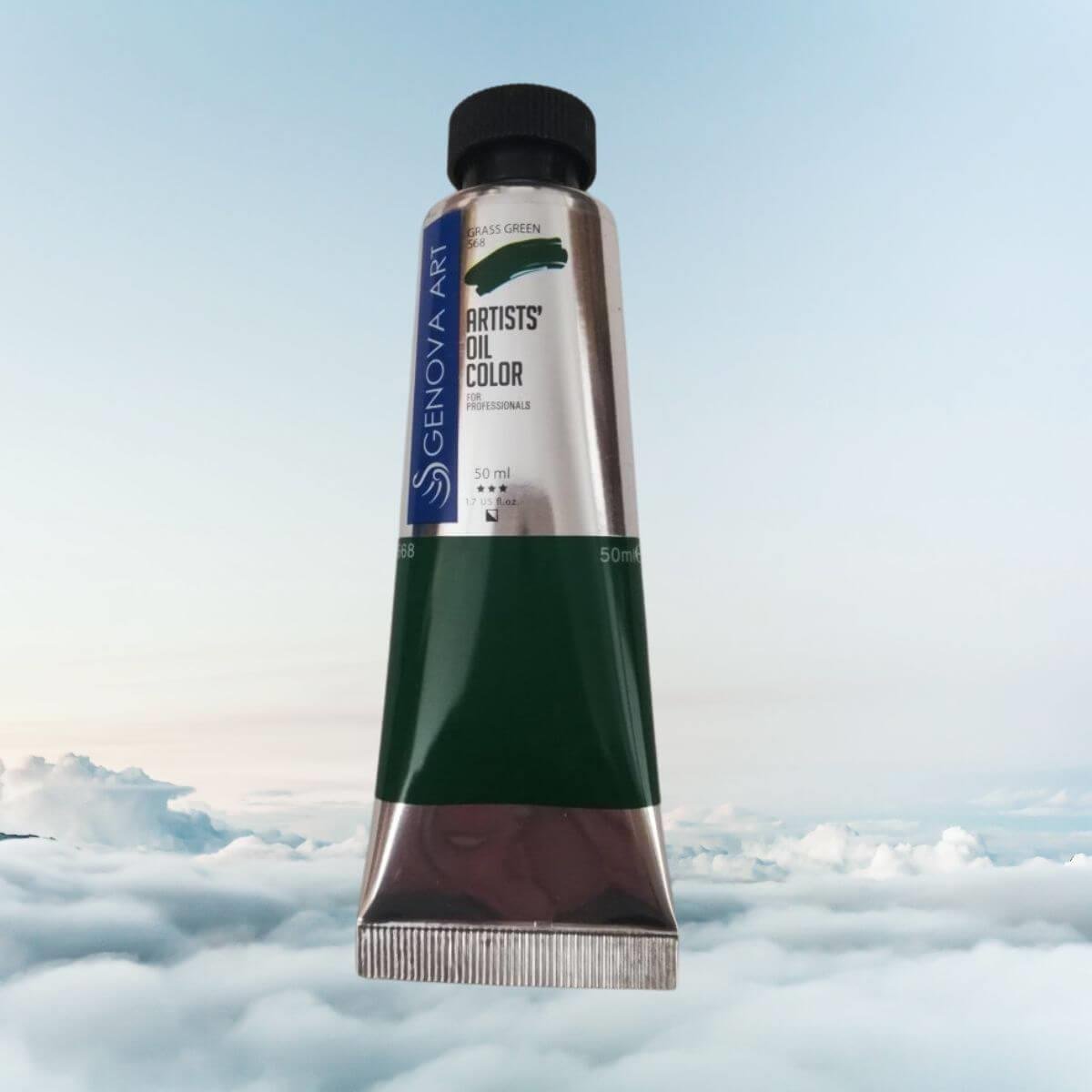 Масляная краска Genova 568 Травяно-зеленый 50 мл
