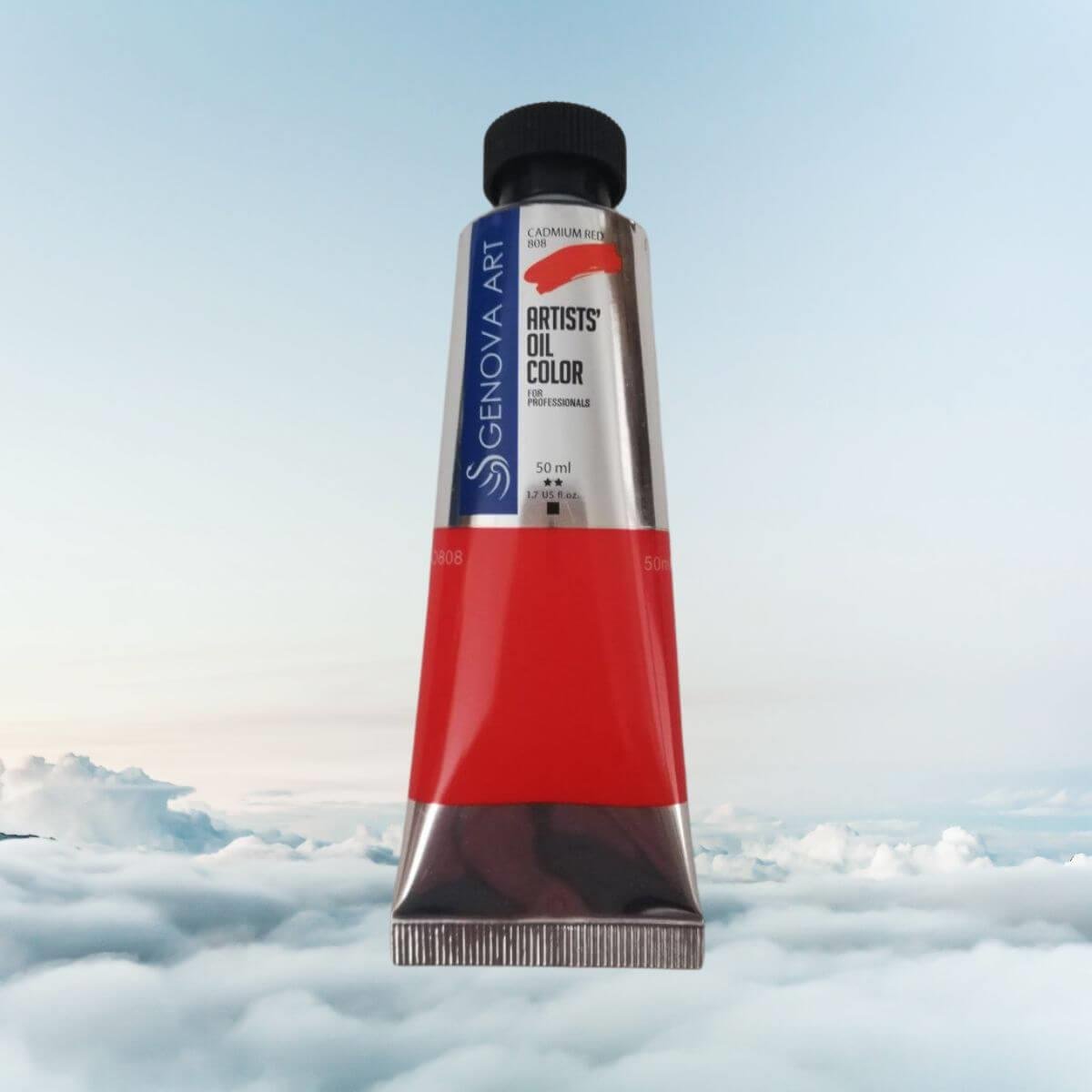 طلاء زيت جينوفا 808 كادميوم أحمر 50 مل