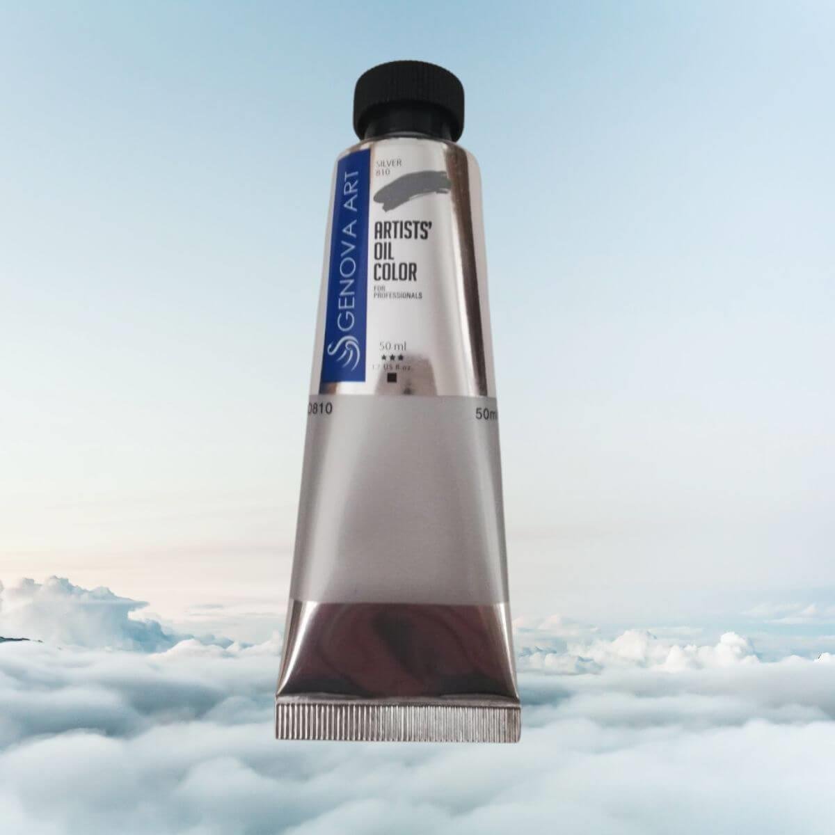Масляная краска Genova 810 Серебро 50 МЛ