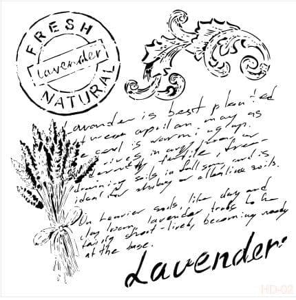 ديكور المنزل استنسل HD02 45x45