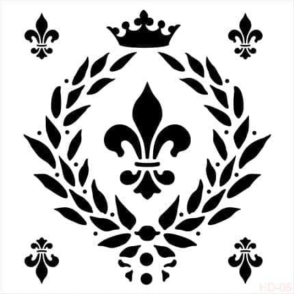 Трафарет для домашнего декора HD05 45x45