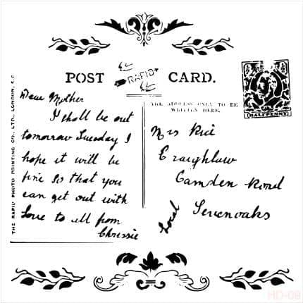 Трафарет для домашнего декора HD09 45x45