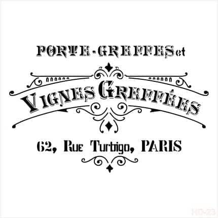 Трафарет для домашнего декора HD23 45х45