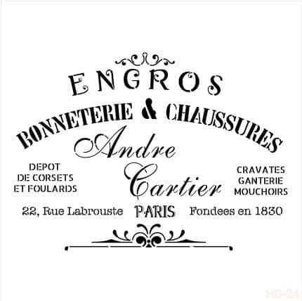 Трафарет для домашнего декора HD24 45x45