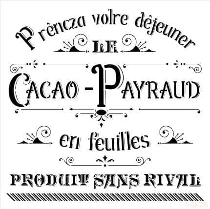 Трафарет для домашнего декора HD26 45х45