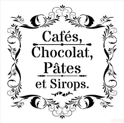 Трафарет для домашнего декора HD30 45x45