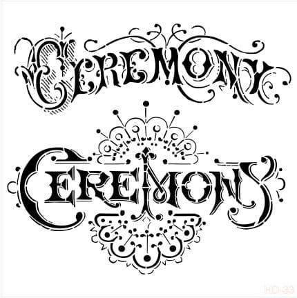 Трафарет для домашнего декора HD33 45x45