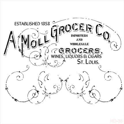 Трафарет для домашнего декора HD35 45x45