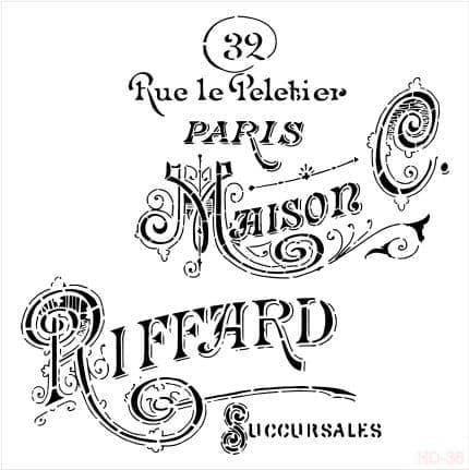 Трафарет для домашнего декора HD36 45x45