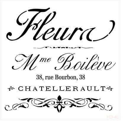 ديكور المنزل استنسل HD40 45x45