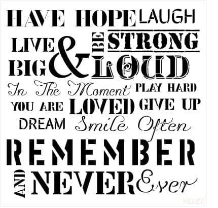 ديكور المنزل استنسل HD57 45x45