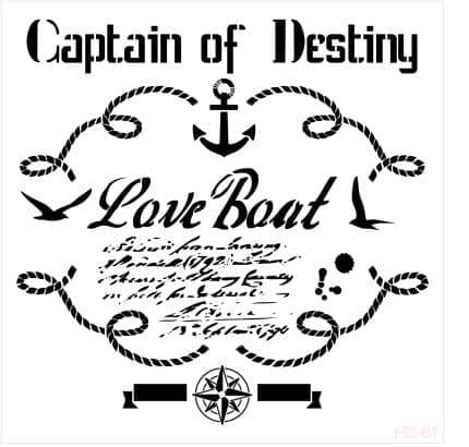 Трафарет для домашнего декора HD61 45x45