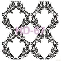 Трафарет для домашнего декора HD67 45x45