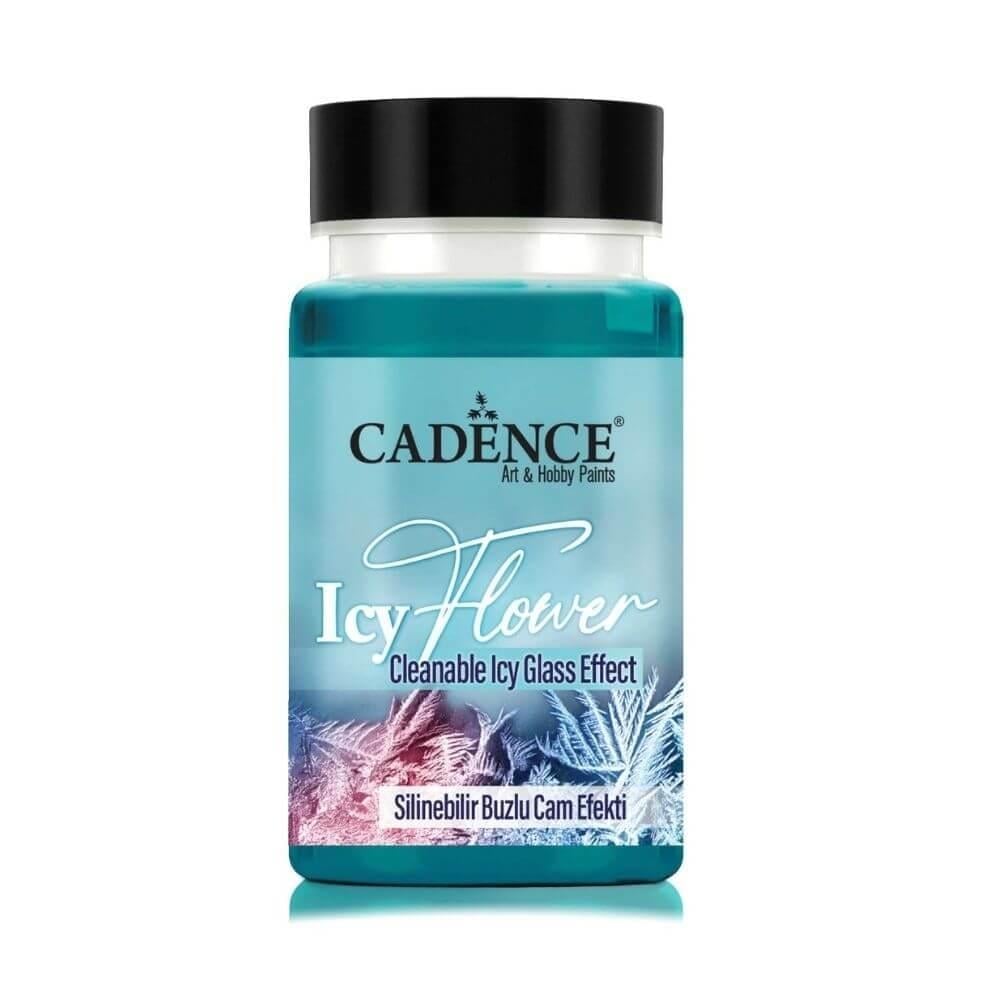 Icy Flower Silinebilir Buzlu Cam Efekti IF-06 Turkuaz Yeşil 90mlL