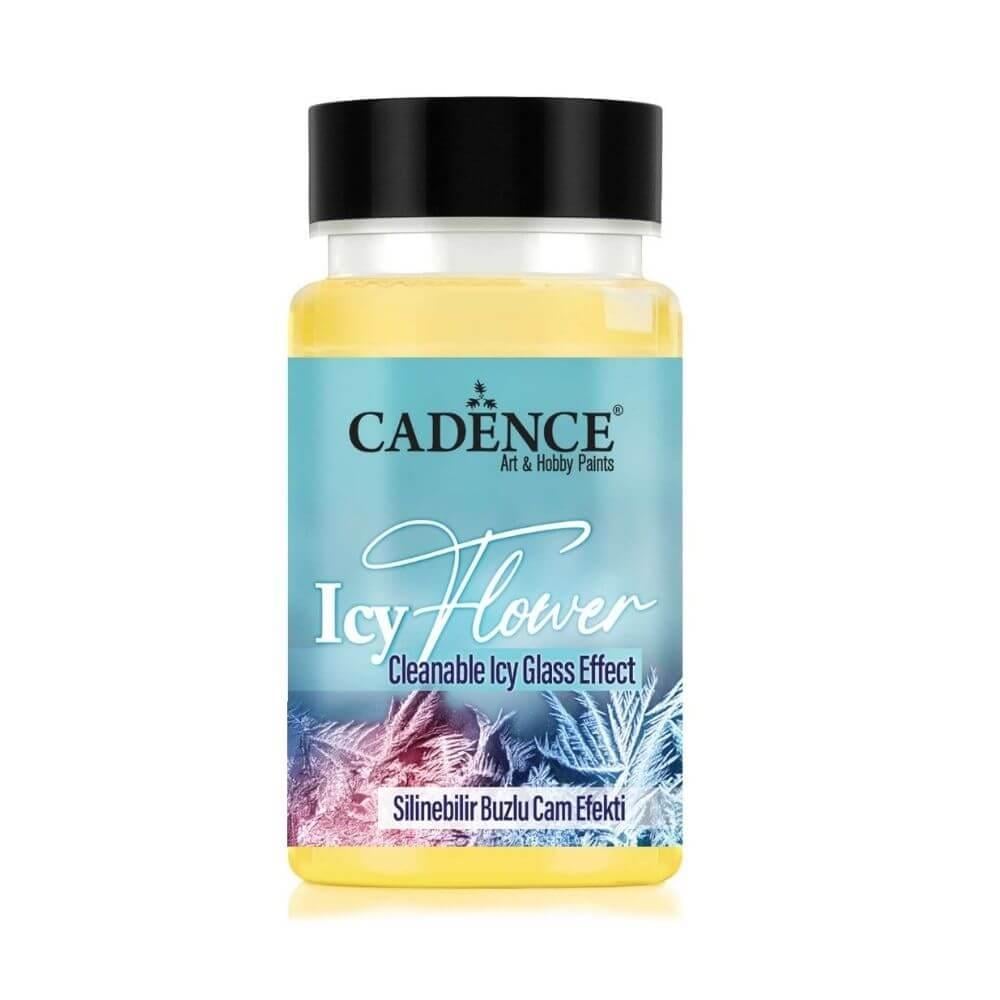 Icy Flower Silinebilir Buzlu Cam Efekti IF-02 Sarı 90mlL
