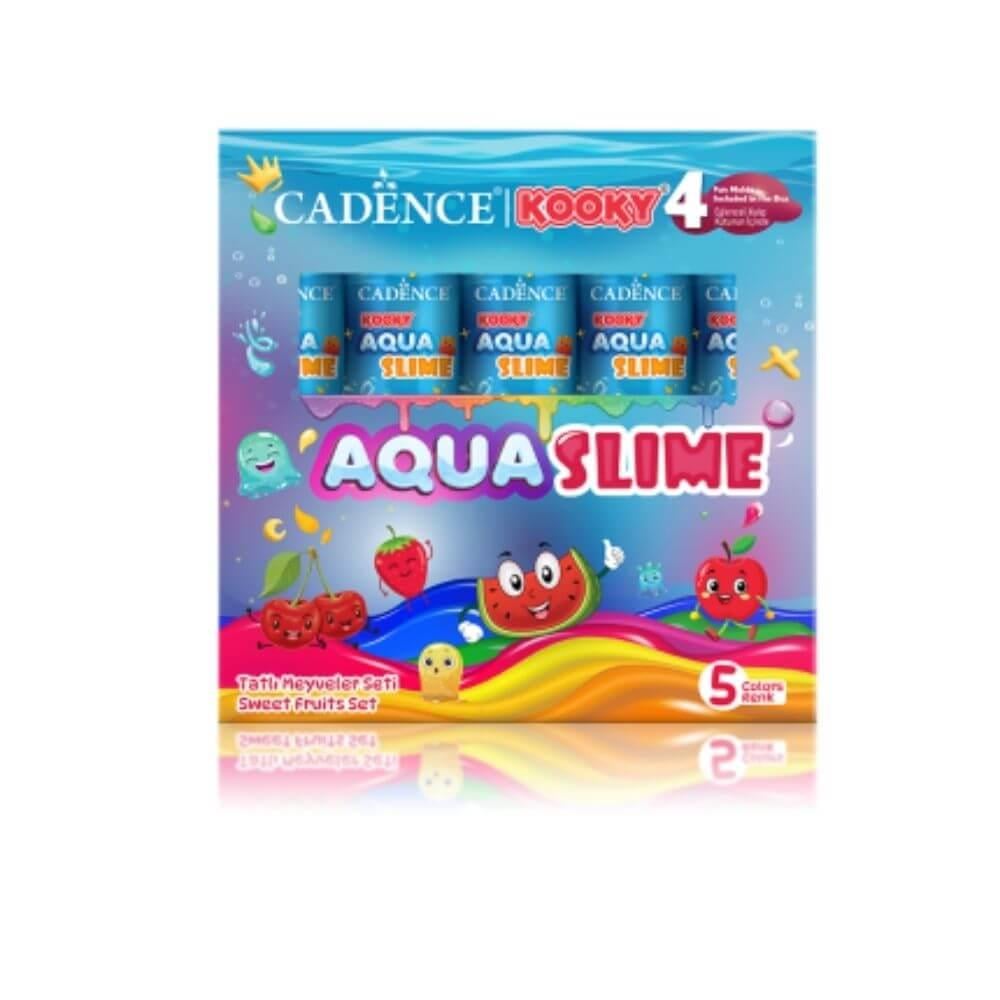 Kooky Aqua Slime Tatlı Meyveler Seti 5x90ml