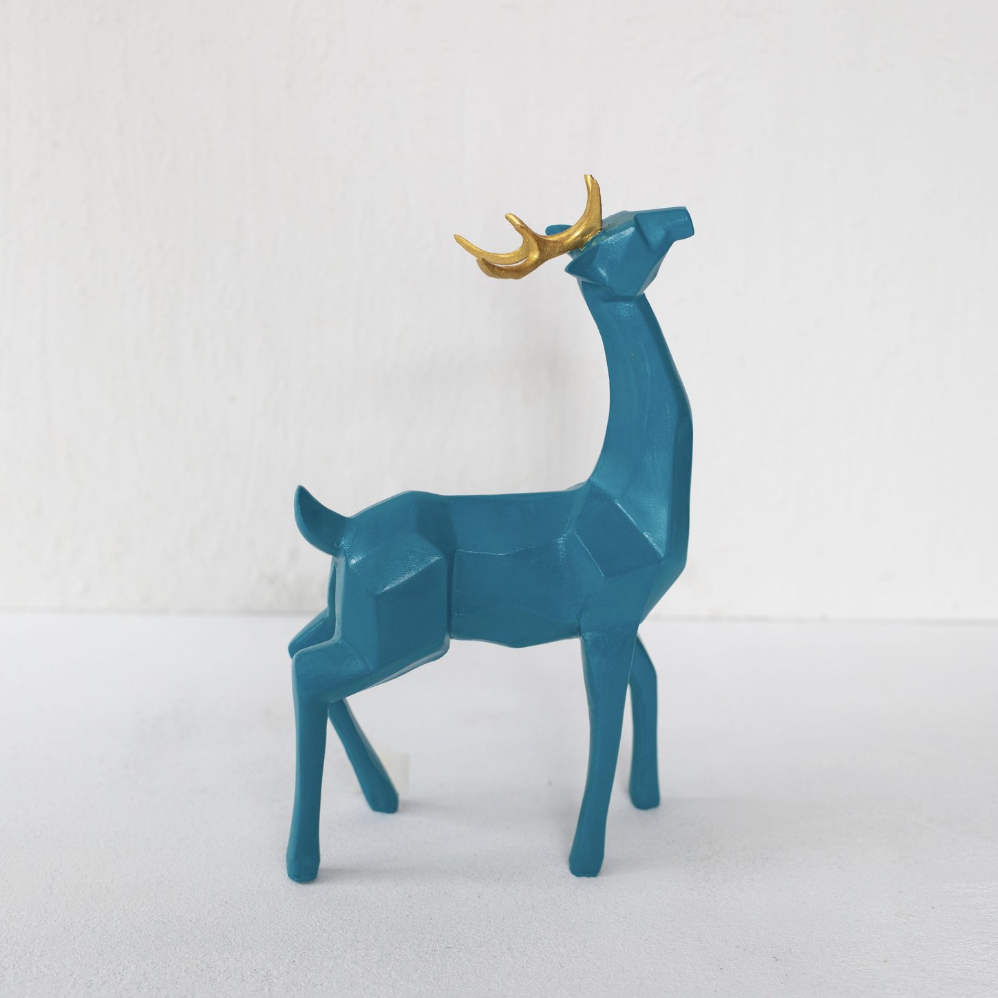 Kübik Geyik Turkuaz Biblo