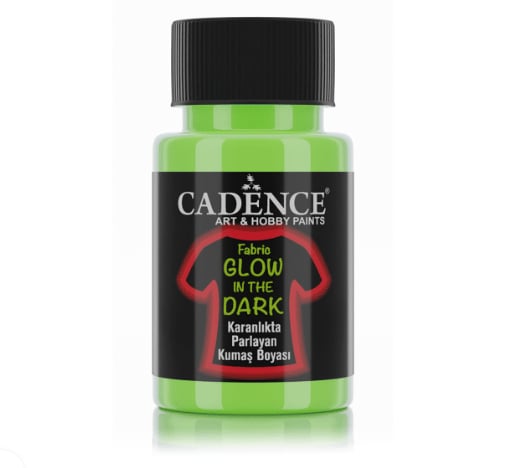 Kumaş Glow İn Dark  Koyu Yeşil 50 Ml