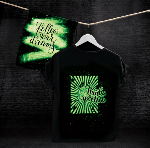 Kumaş Glow İn Dark  Koyu Yeşil 50 Ml