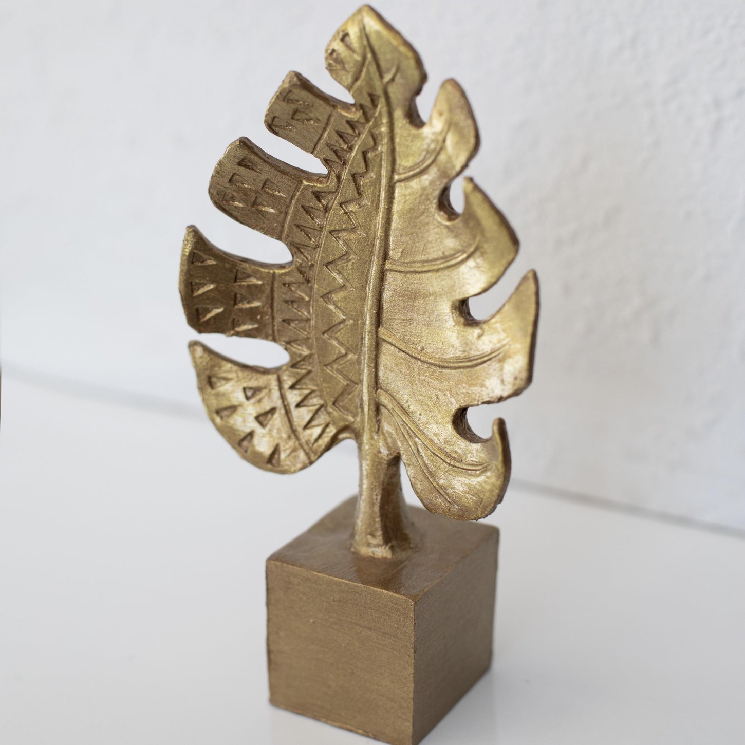 Monstera Yaprağı Obje