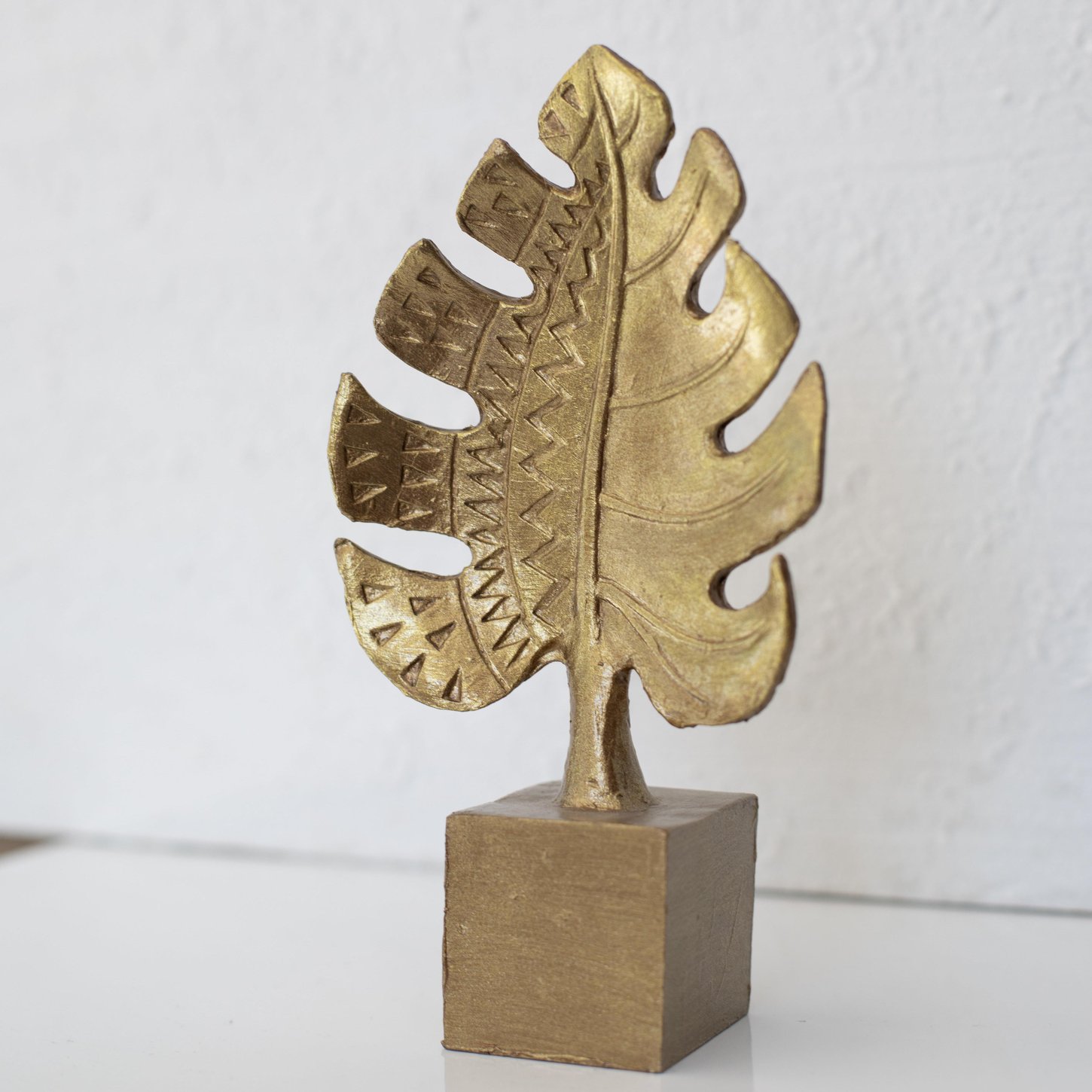 Monstera Yaprağı Obje