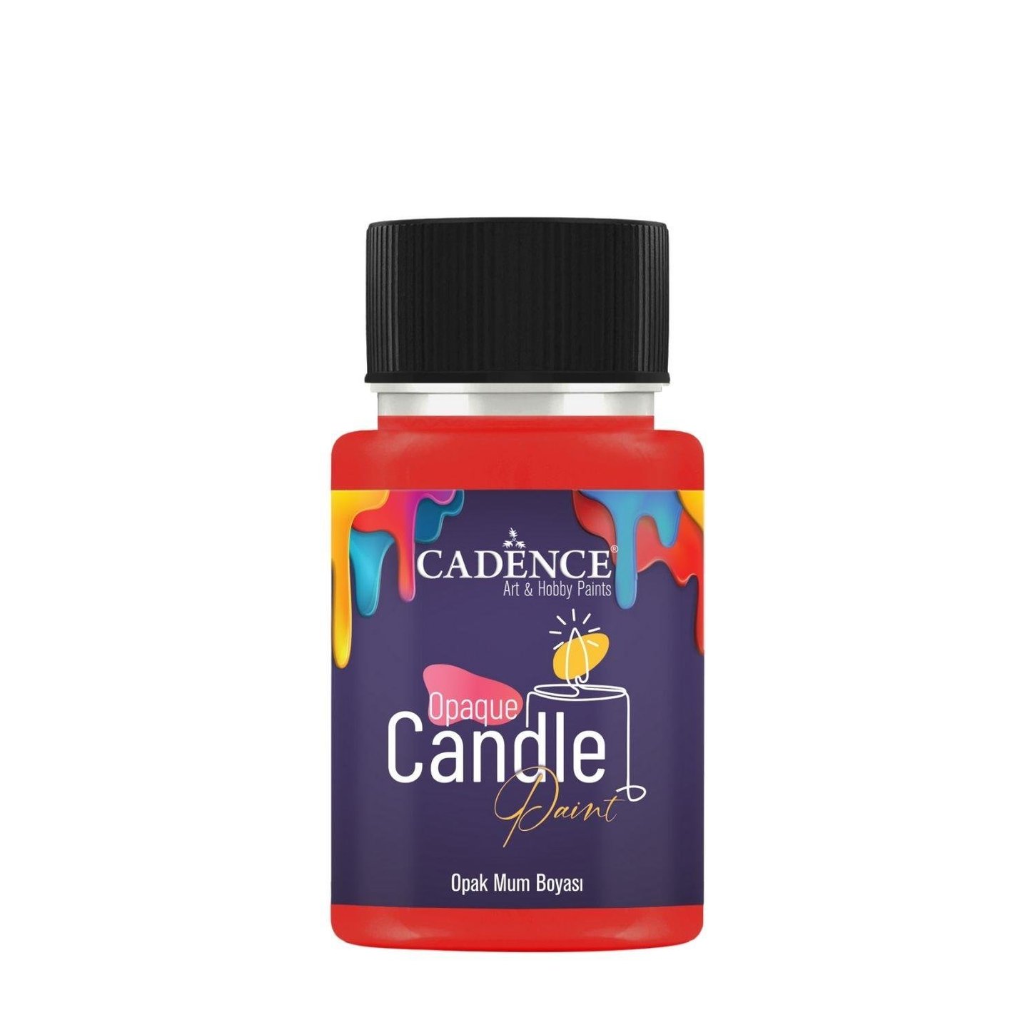 Opak Mum Boyası CDL-10 Canlı Kırmızı 50 Ml