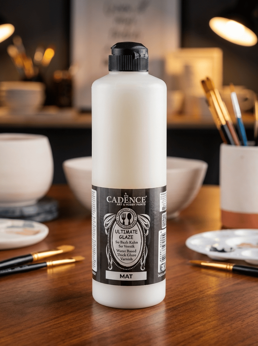 Ultimate Glaze Kalın Sır Vernik Mat 500 ML - Cadence  - Ataşehir Toptan & Perakende Satış | Sanatsalhobi.com.tr