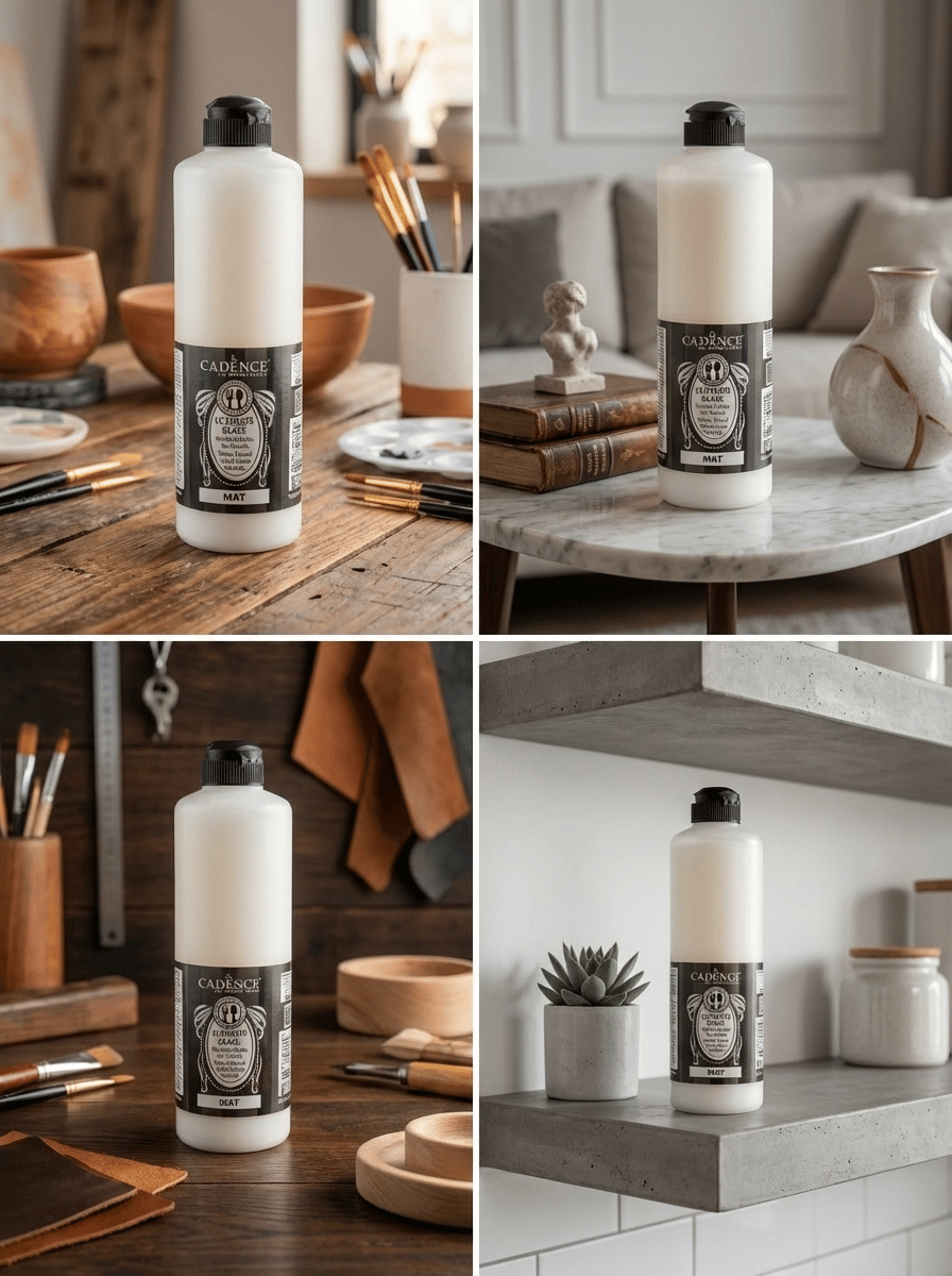 Ultimate Glaze Kalın Sır Vernik Mat 500 ML - Cadence  - Ataşehir Toptan & Perakende Satış | Sanatsalhobi.com.tr