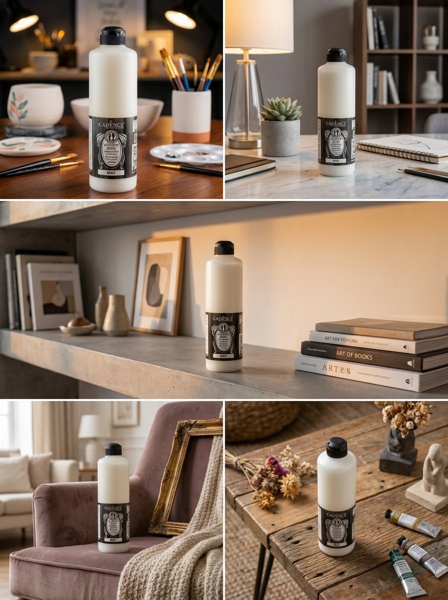 Ultimate Glaze Kalın Sır Vernik Mat 500 ML - Cadence  - Ataşehir Toptan & Perakende Satış | Sanatsalhobi.com.tr