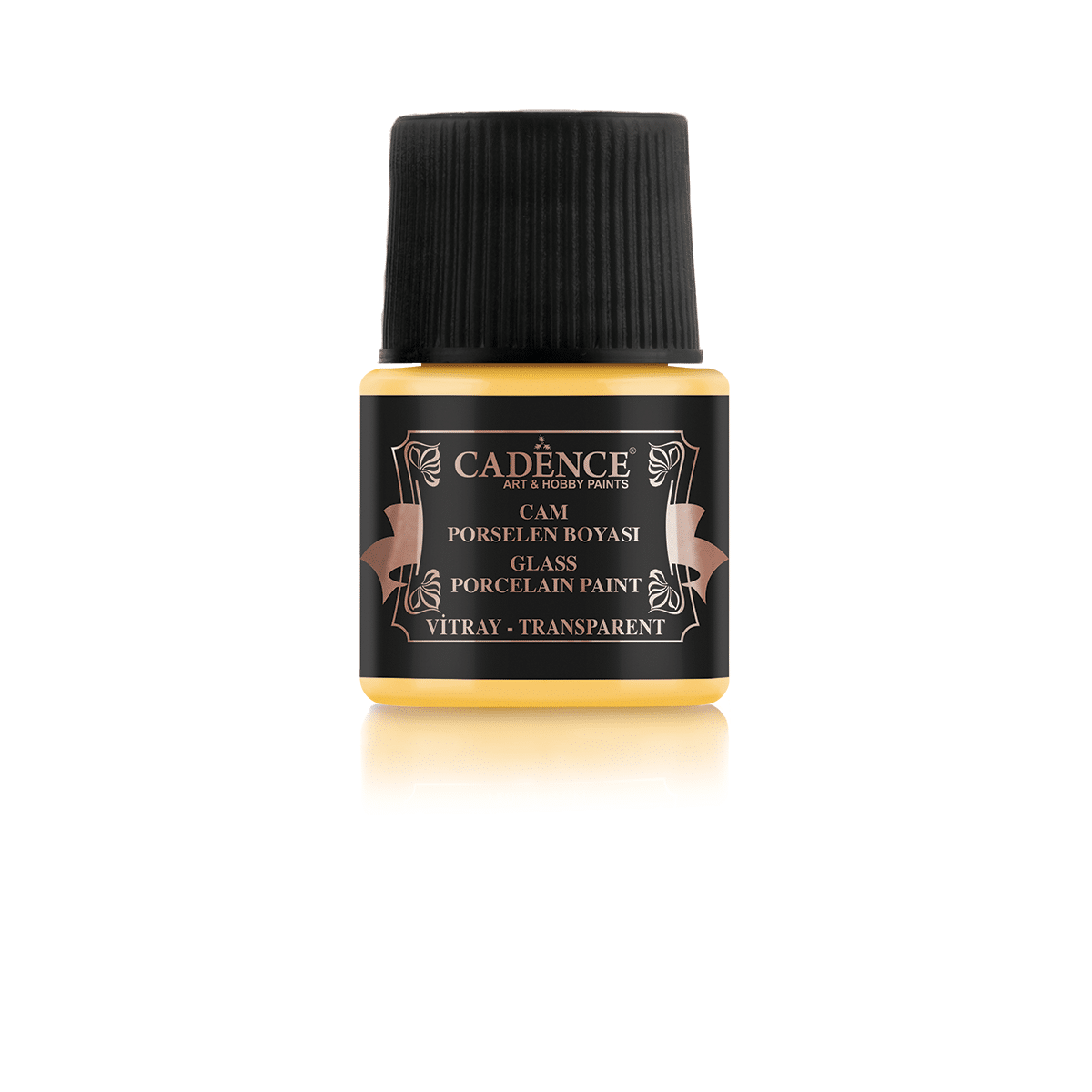 Vitray Boya 02 Sarı 45ML - Cadence - Ataşehir Toptan & Perakende Satış | Sanatsalhobi.com.tr