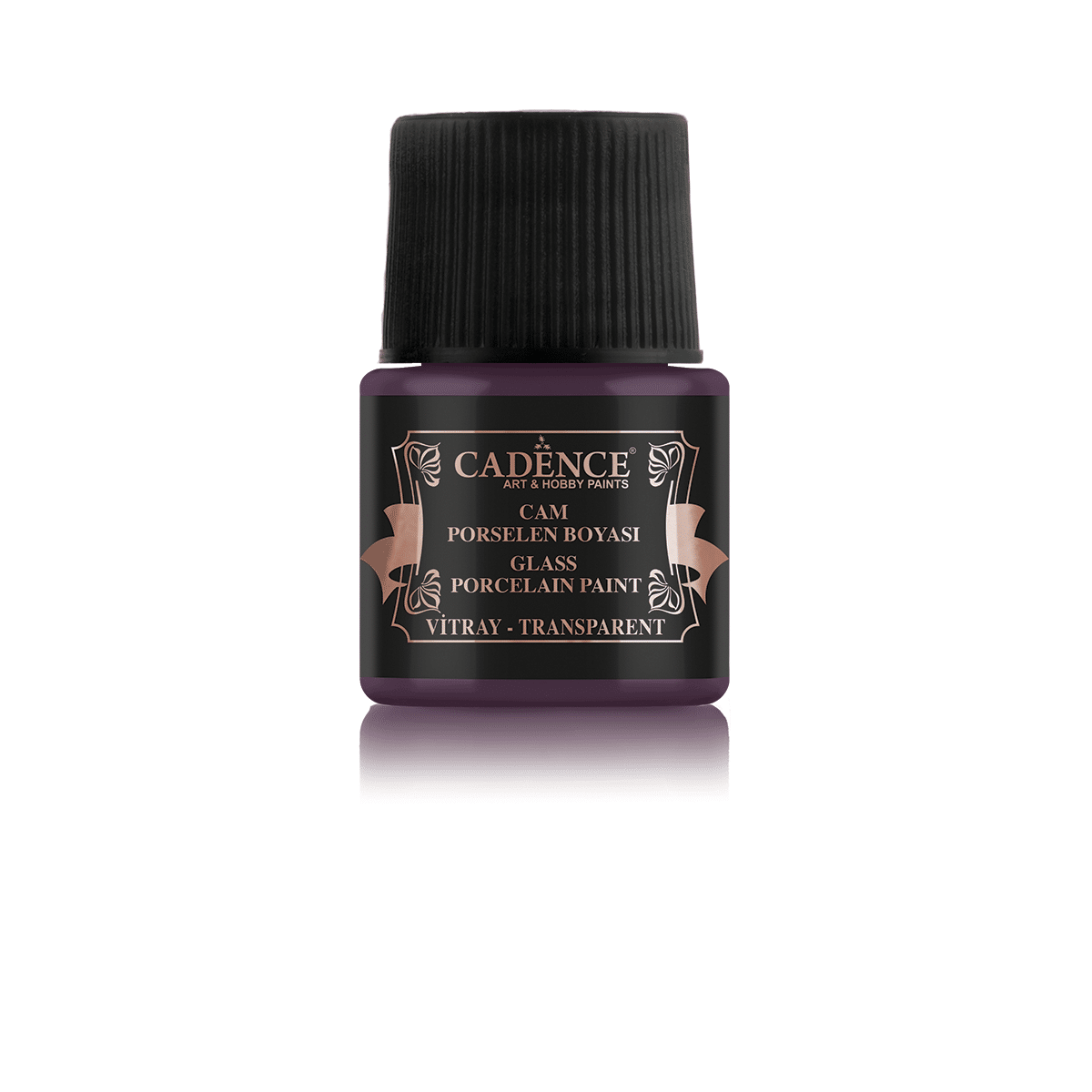 Vitray Boya 14 Mürdüm 45ML - Cadence - Ataşehir Toptan & Perakende Satış | Sanatsalhobi.com.tr