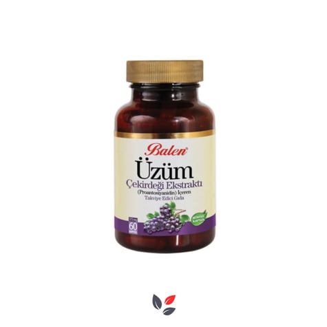 Balen Üzüm Çekirdeği Ekstraktı 375 mg 60 Kapsül