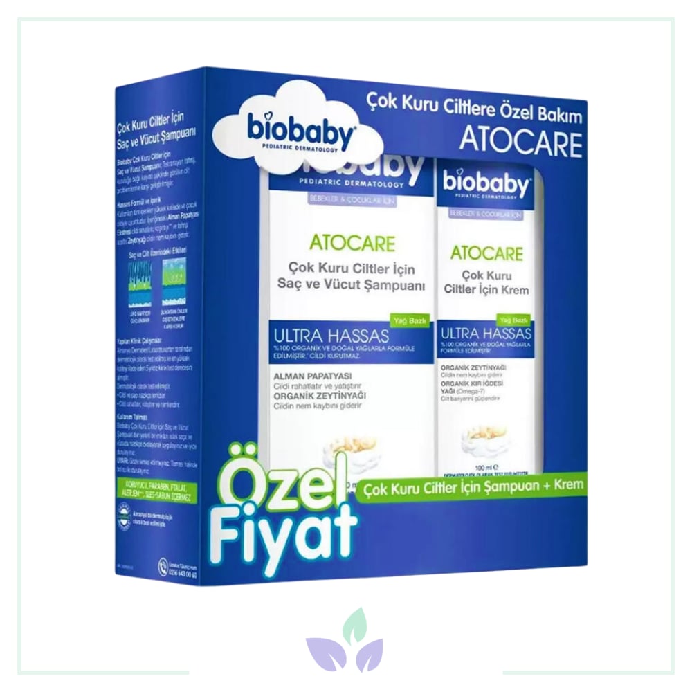 Biobaby Atocare - Çok Kuru Ciltlere Özel Bebek Bakım Seti