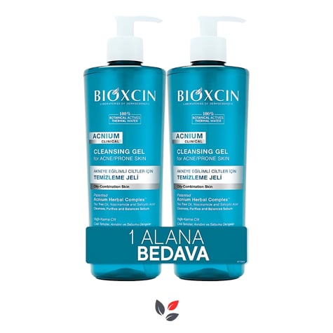 Bioxcin Acnium Sebum Dengeleyici Yüz Yıkama Jeli 2'li