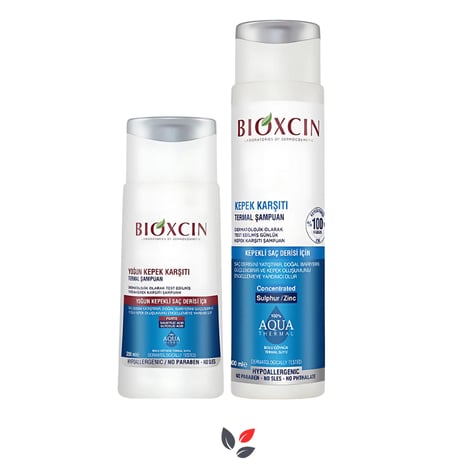 Bioxcin Aqua Thermal Kepek Karşı Etkili Şampuan Seti 200 ml + 300 ml