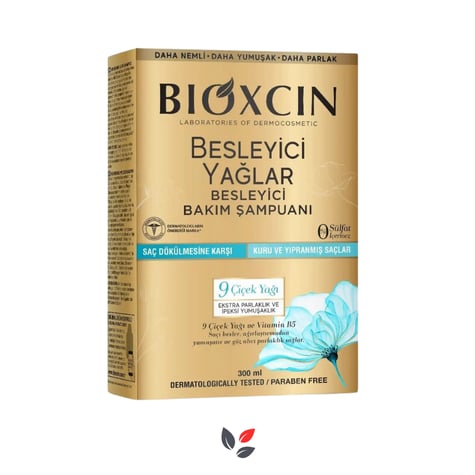 Bioxcin Besleyici Yağlar Kuru ve Yıpranmış Saçlar için 300 ml Şampuan