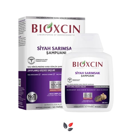Bioxcin Saç Dökülmesine Karşı Siyah Sarımsak Şampuanı 300 ml
