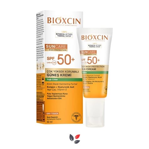 Bioxcin Sun Care Yağlı Ciltler için Güneş Kremi SPF 50+ 50 ml