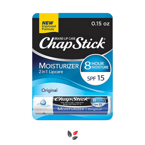 ChapStick Moisturizer Original Lip Balm Tube SPF15