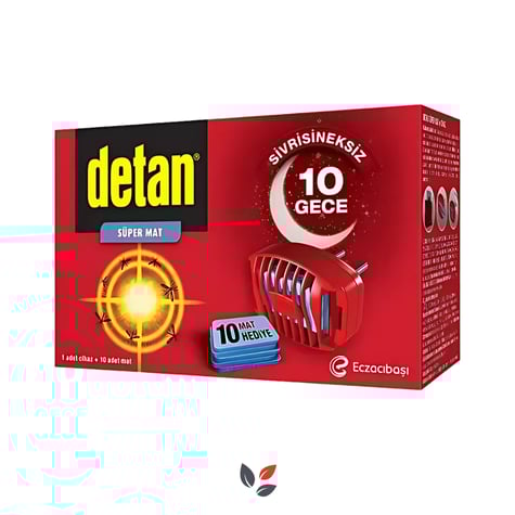 Detan Süper Mat Cihaz + 10'Lu Tablet Yedek