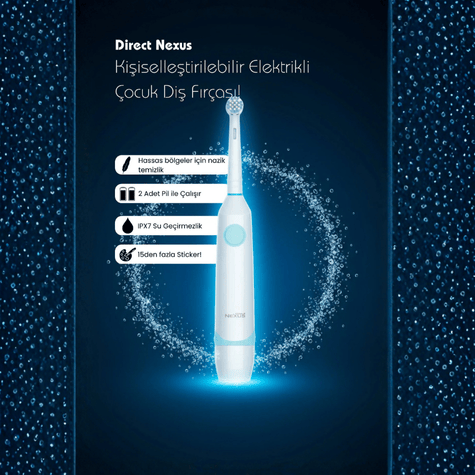 Direct Nexus Pilli Çocuk Diş Fırçası 