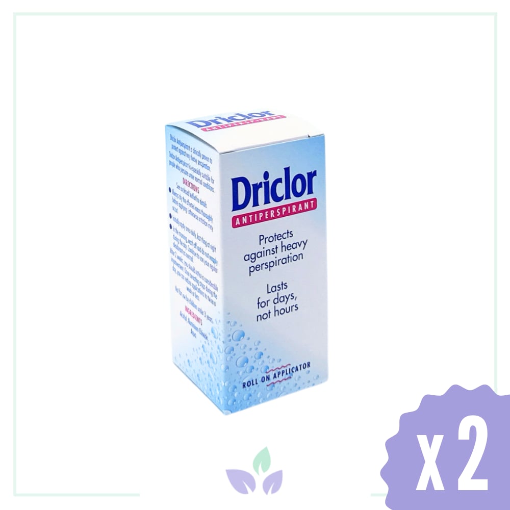 Driclor Solution Roll-on Antiperspirant 20ml X 2 Adet