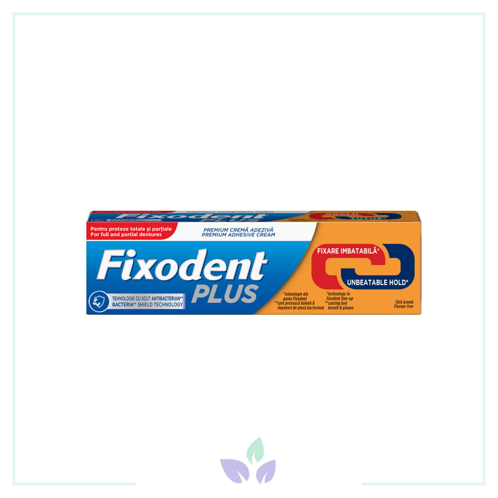 Fixodent Plus Premium Protez Yapıştırıcı Krem 40g