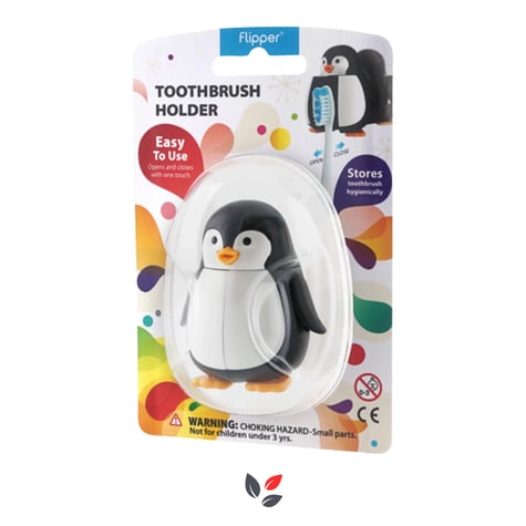Flipper Diş Firçası Kabı - Penguen