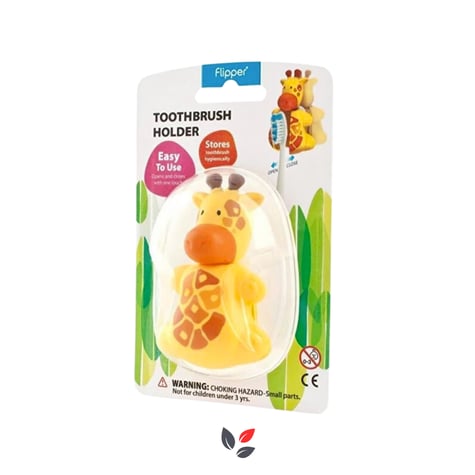 Flipper Diş Firçası Kabı - Zürafa