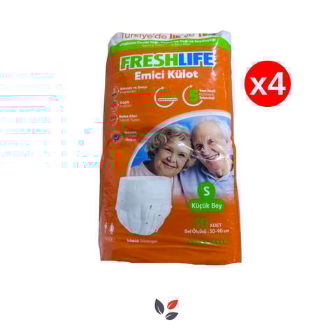 Freshlife Emici Külot Hasta Bezi Small 30'lu - 4 Adet