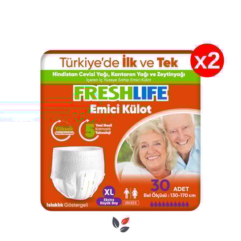 Freshlife Emici Külot Hasta Bezi XLarge 30'lu - 2 Adet