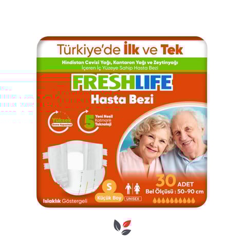 Freshlife Hasta Bezi Belbantlı Small 30'lu