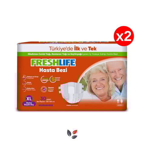 Freshlife Hasta Bezi Belbantlı XLarge 30'lu - 2 Adet